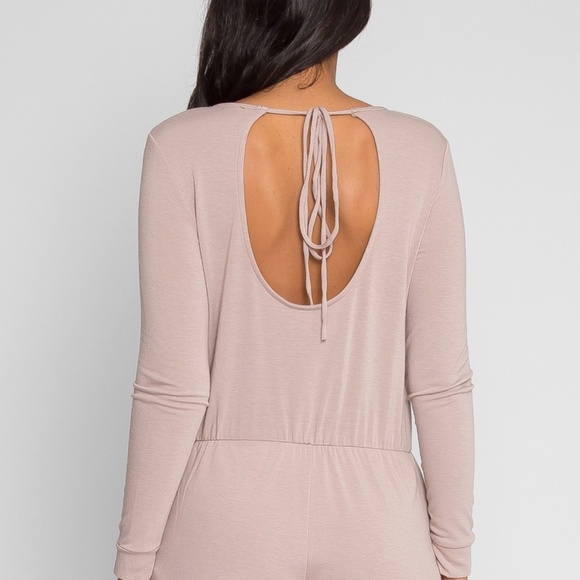 New Long Sleeve Romper Shorts - Picture 2 of 2